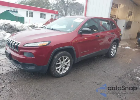 2014 Jeep Cherokee Sport z USA, uszkodzony, nr VIN 1C4PJLAB6EW288298